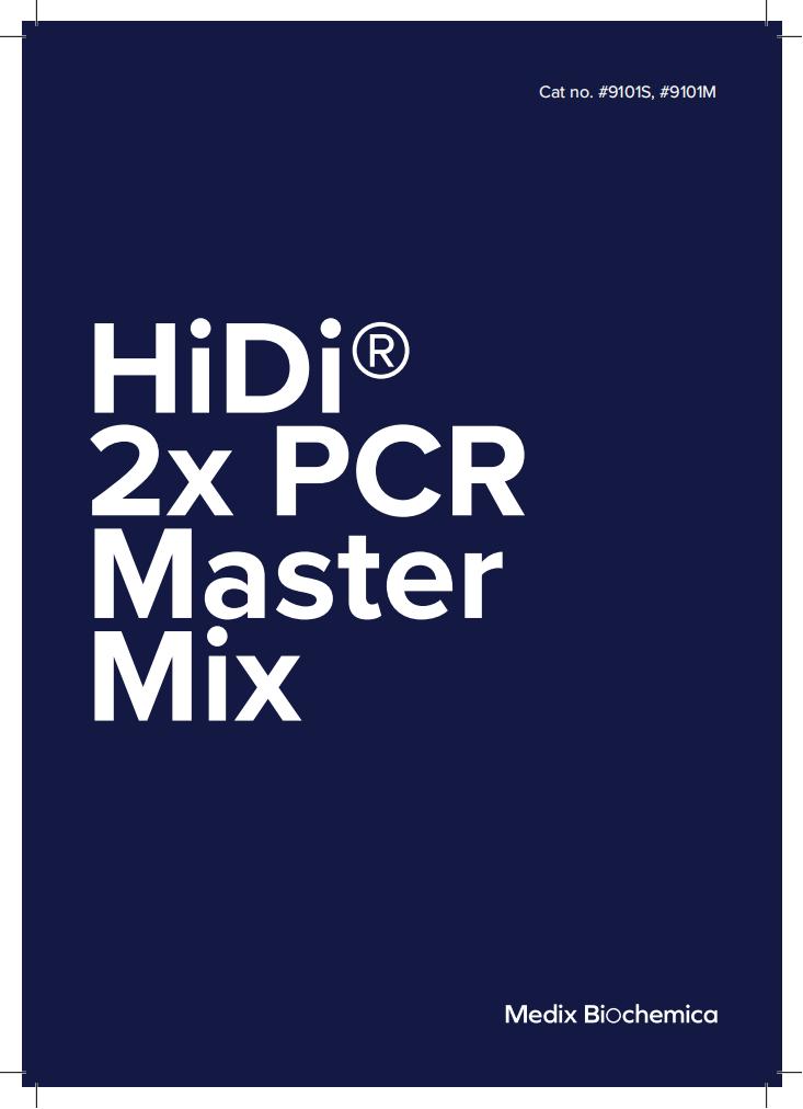 HiDi® 2x PCR Master Mix  分子產品技術手冊